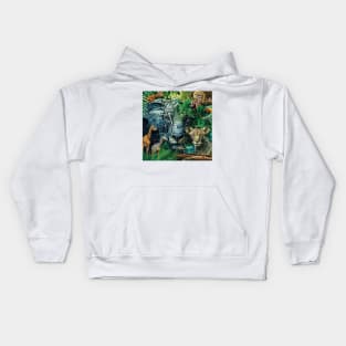 Jungle Puzzle 1 Kids Hoodie